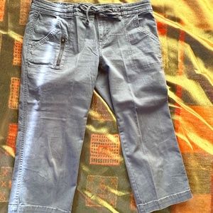 Charcoal Color Womens Capri Pants